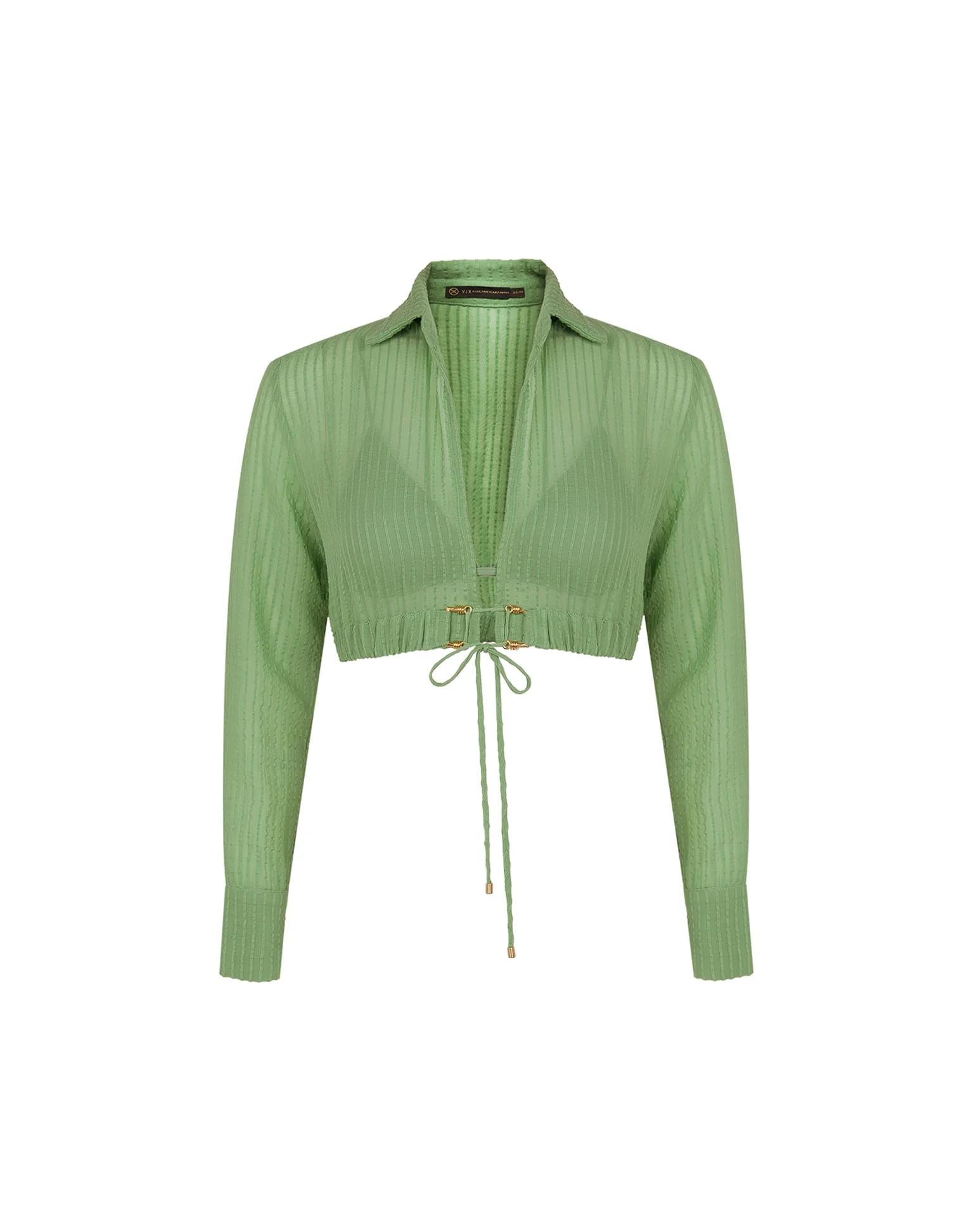 Alexia Detail Blouse (Final Sale) - Aloe - Image 9