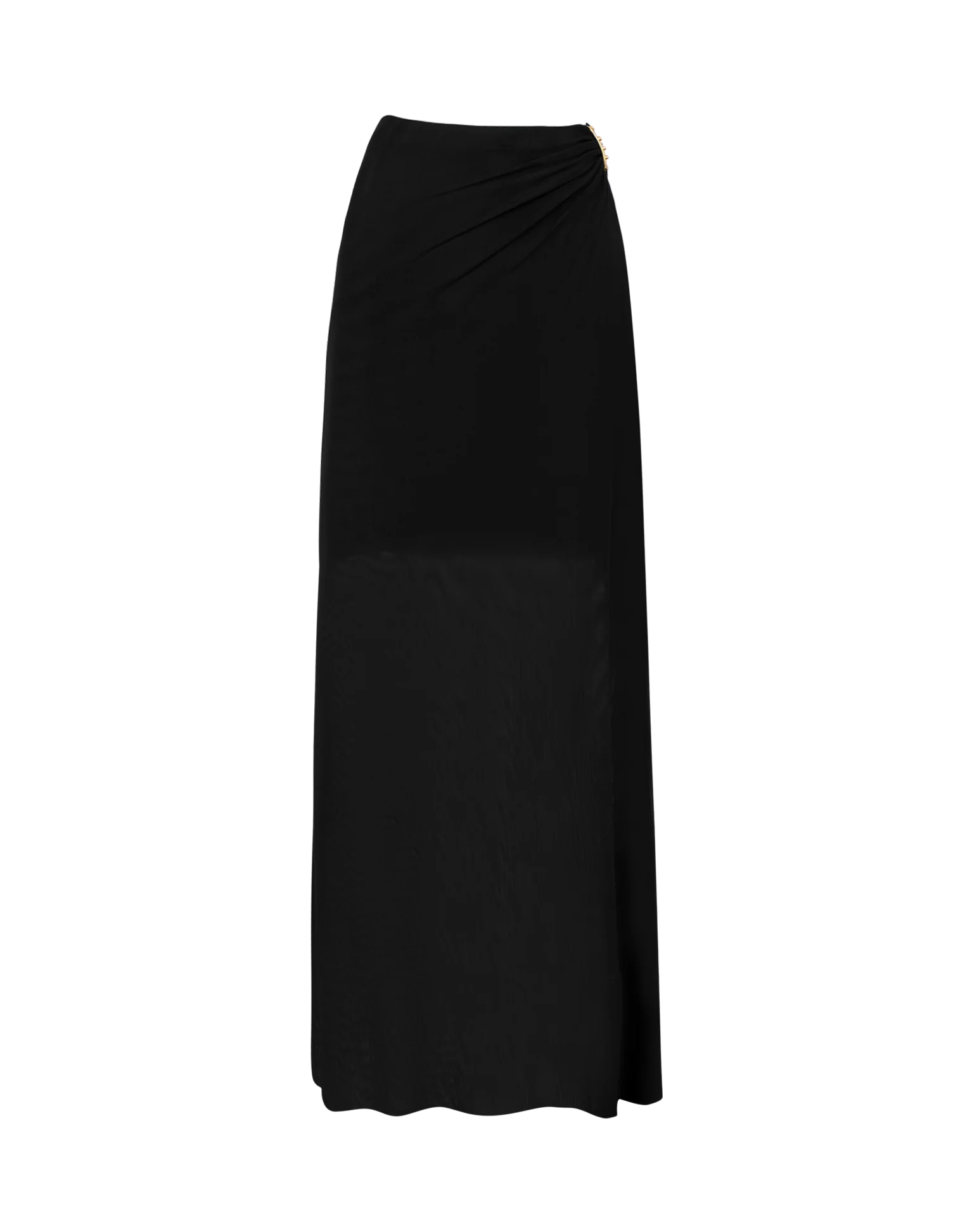 Amira Detail Long Skirt - Black - Image 7