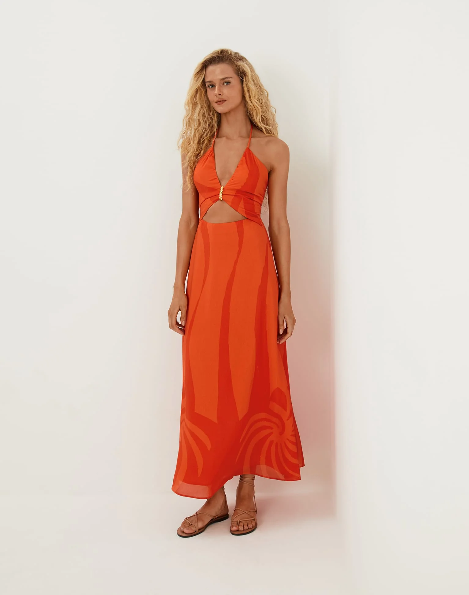 Aurea Long Dress - Cherie - Image 7