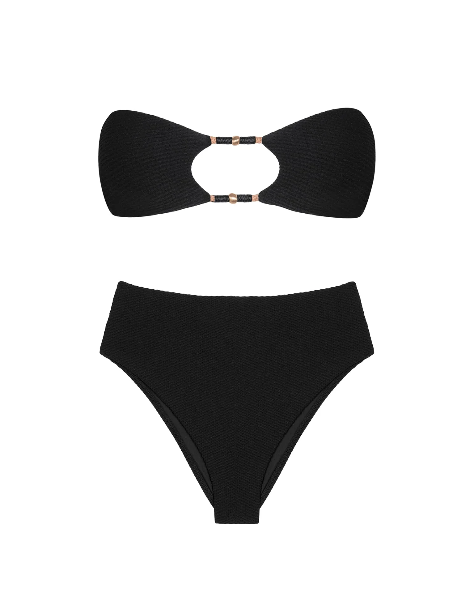 Ribbed Bela Hot Pant Bottom (Final Sale) - Black - Image 5