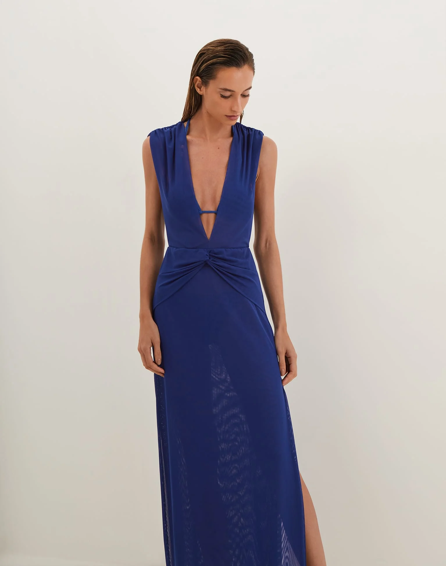 Cindy Long Cover Up - Sapphire - Image 4