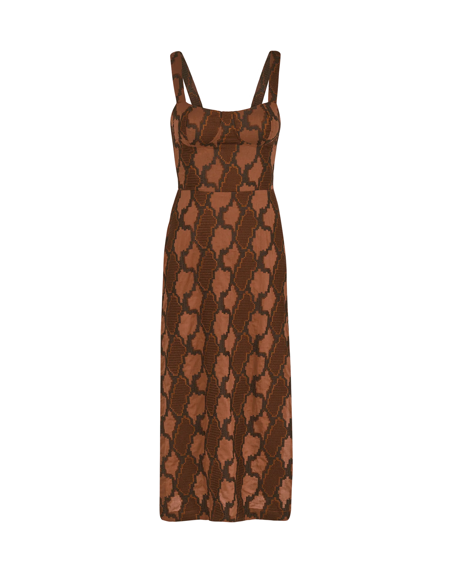 Coen Midi Dress - Embroidered Devotion - Image 5