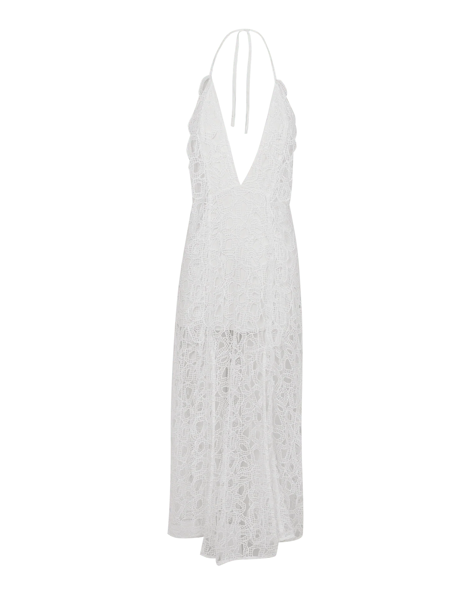 Eyelet Joelle Midi Dress - Off White - Image 7