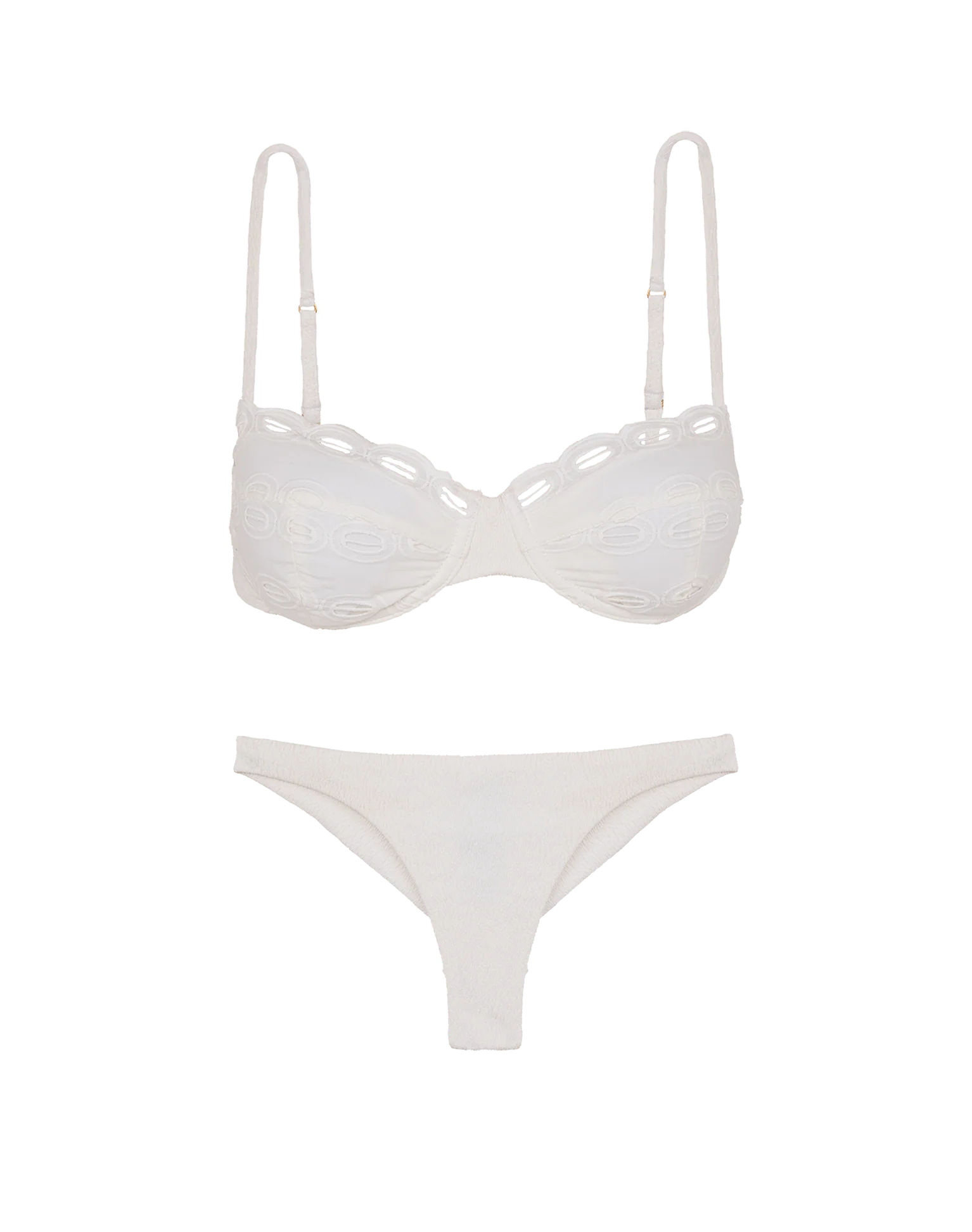 Eyelet Naya Nissi Top - White - Image 11