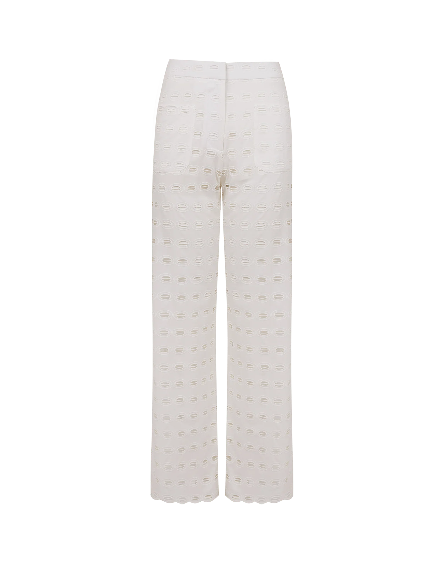 Eyelet Raya Pants - Off White - Image 8