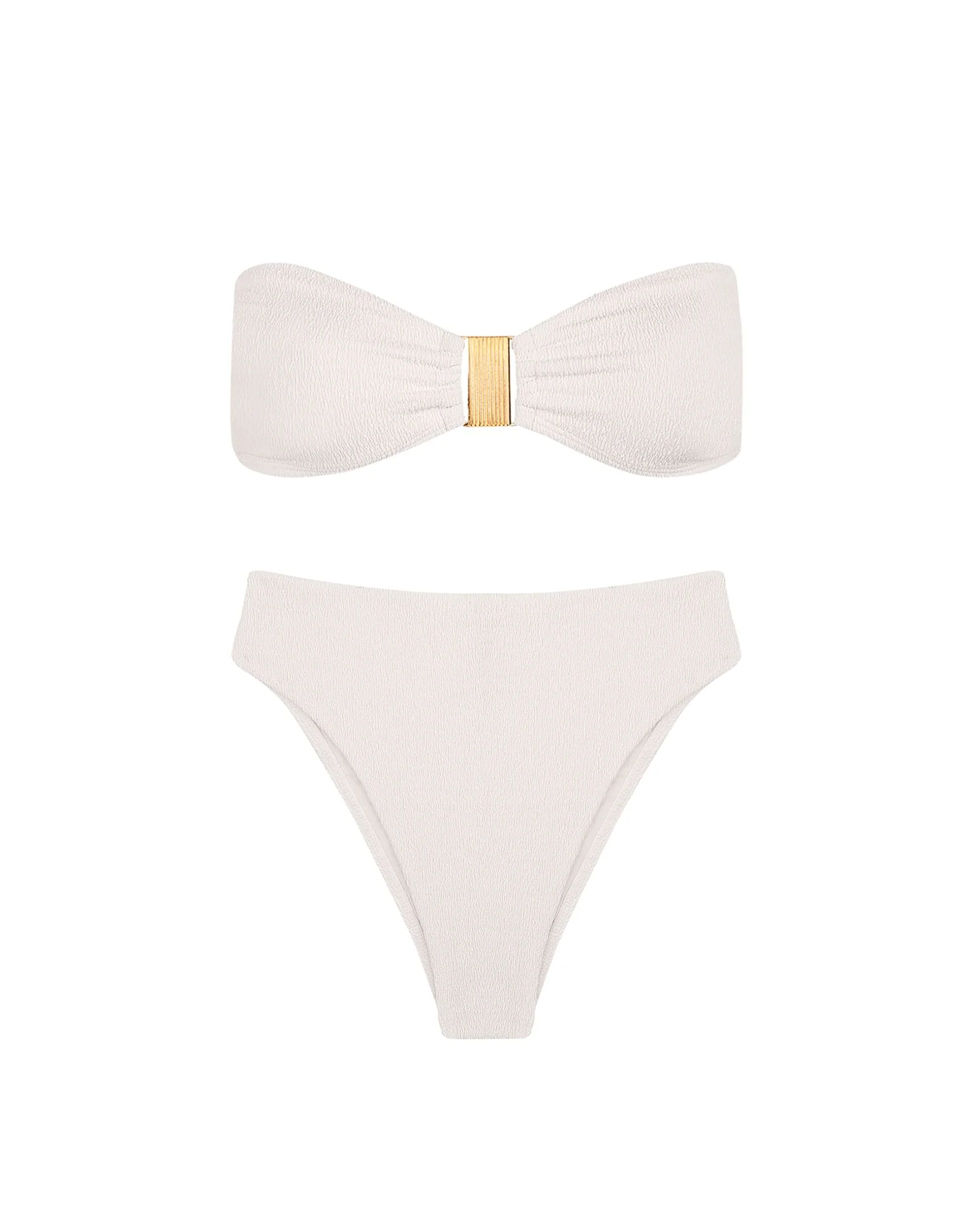 Firenze Becky Bandeau Top - White - Image 6