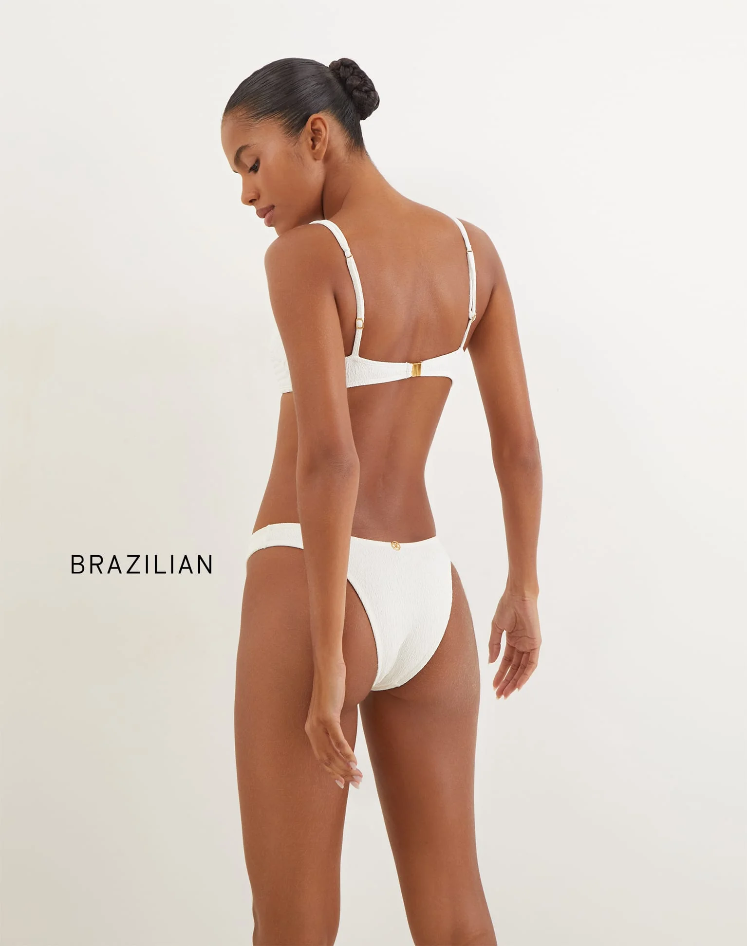 Firenze Esther Parallel Tri Top (Final Sale) - White - Image 4