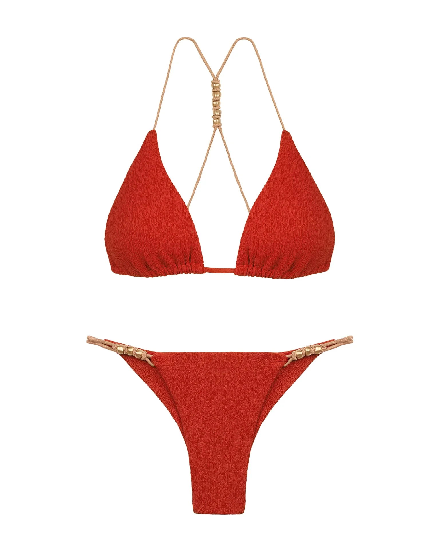 Firenze Paige T Back Tri Top - Ruby - Image 6