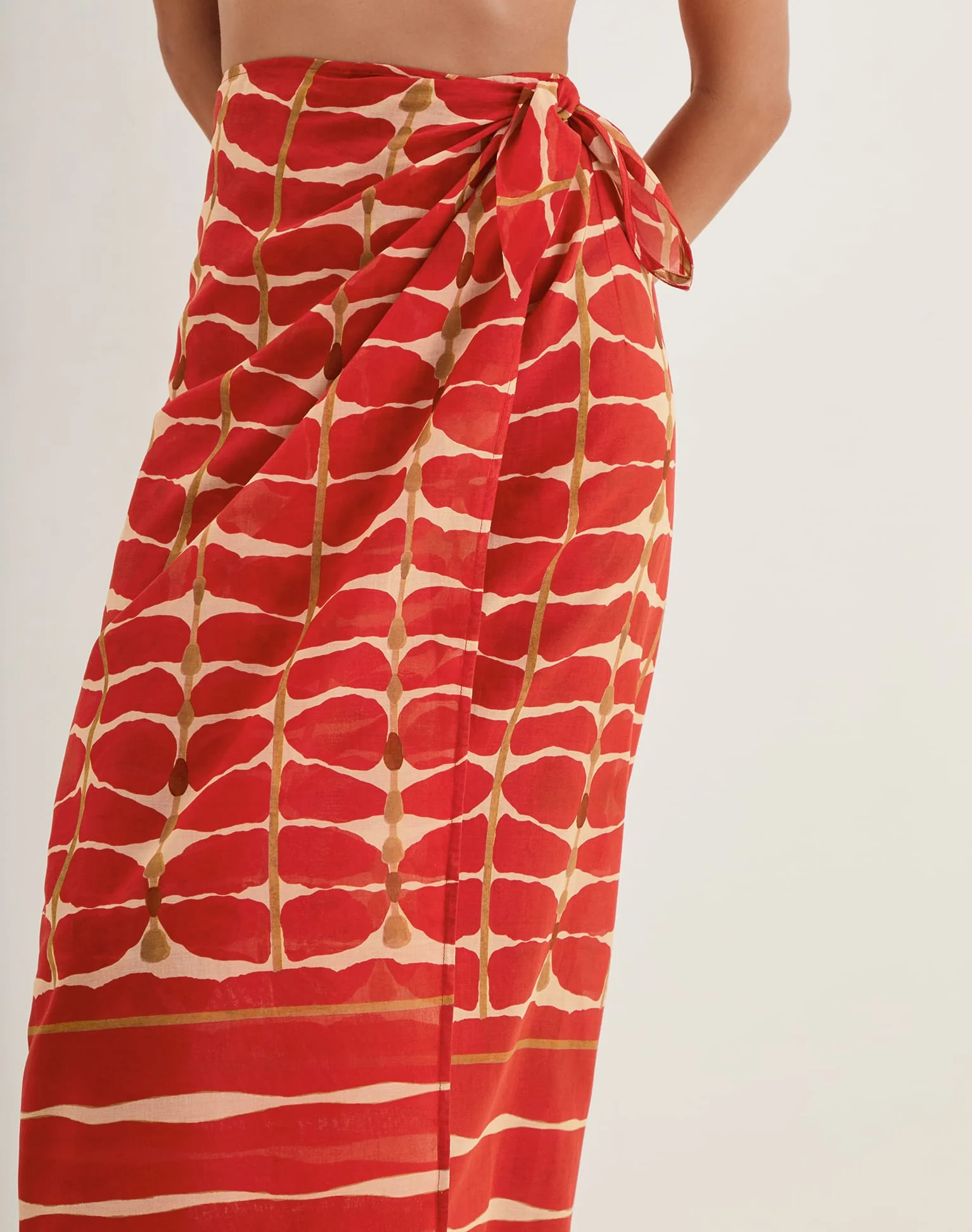 Flora Wrap Pareo (Final Sale) - Agni - Image 5