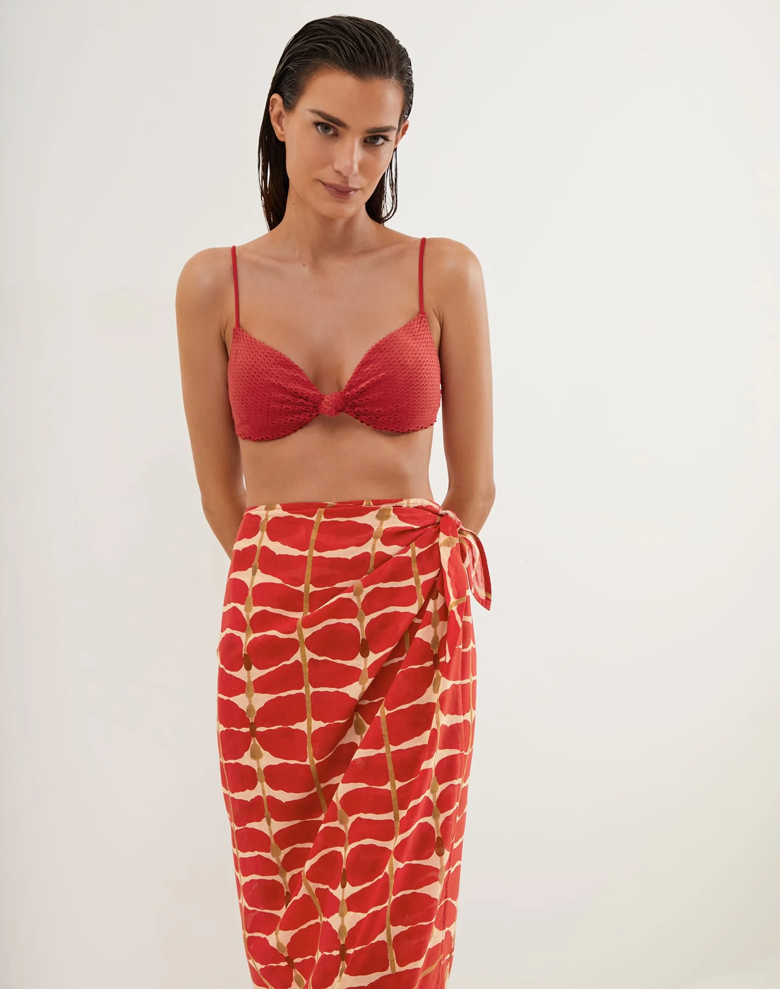 Flora Wrap Pareo (Final Sale) - Agni - Image 6