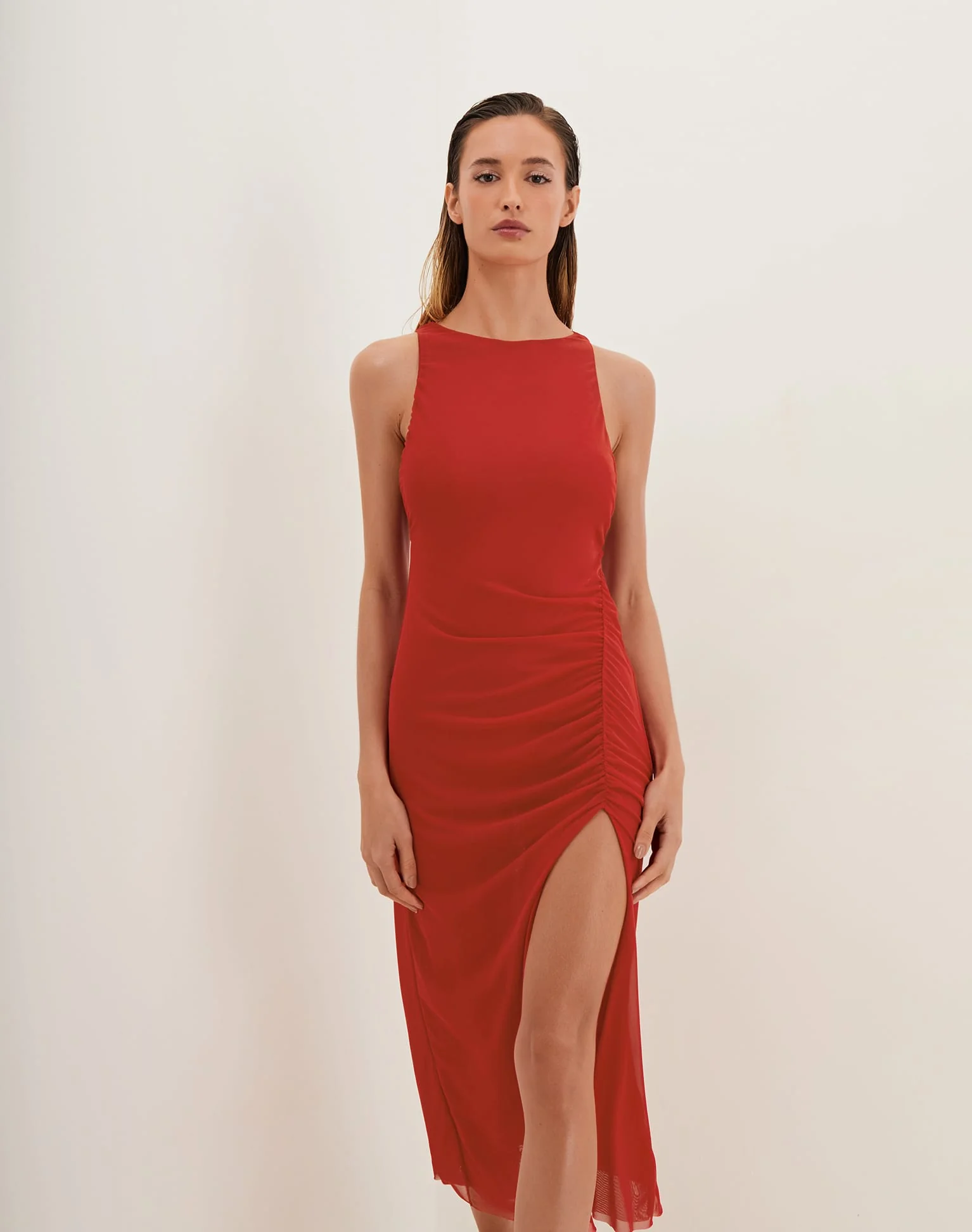 Getty Long Cover Up (Exchange Only) - Ruby - Image 3