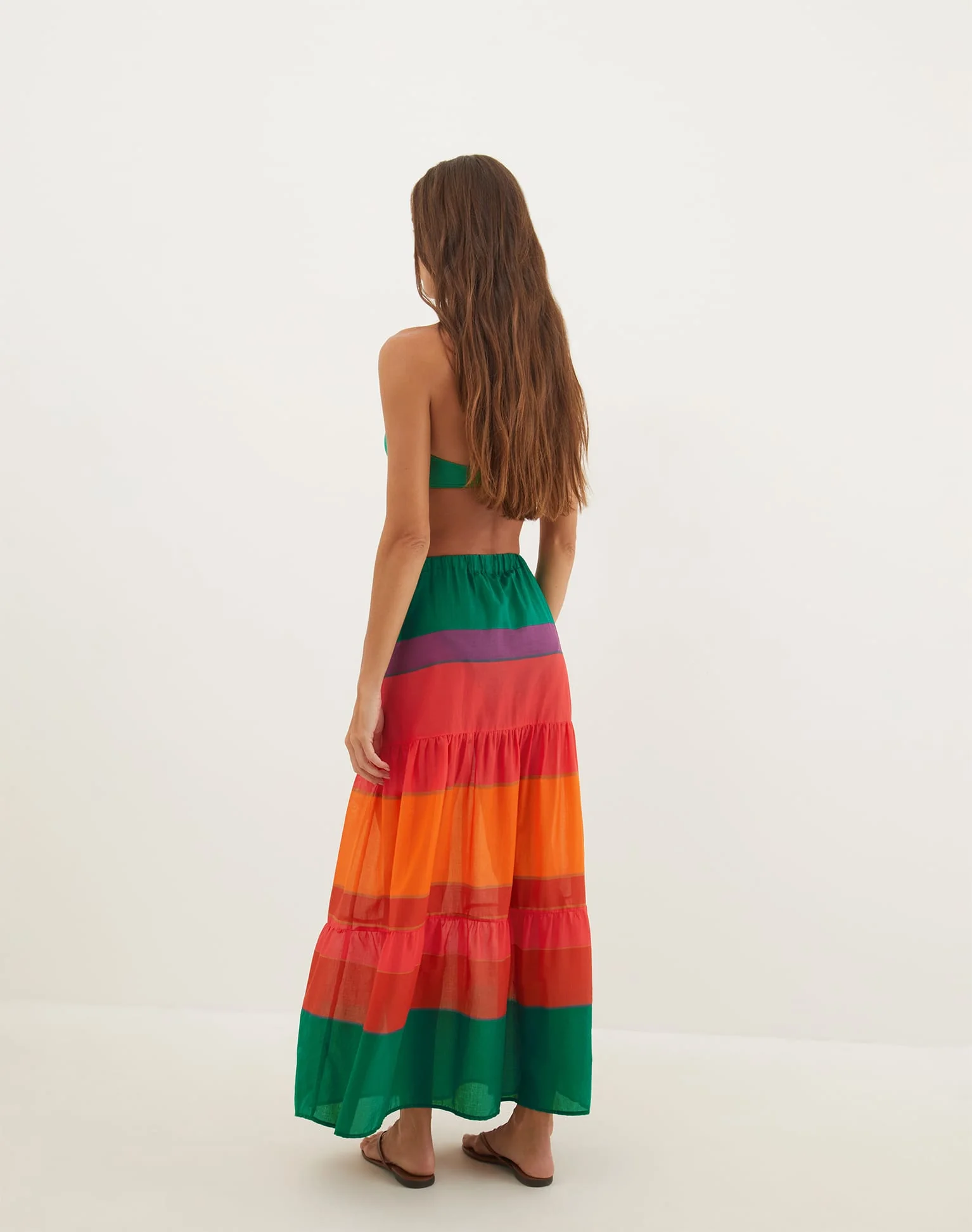 Helen Long Skirt (Final Sale) - Heatwave - Image 3