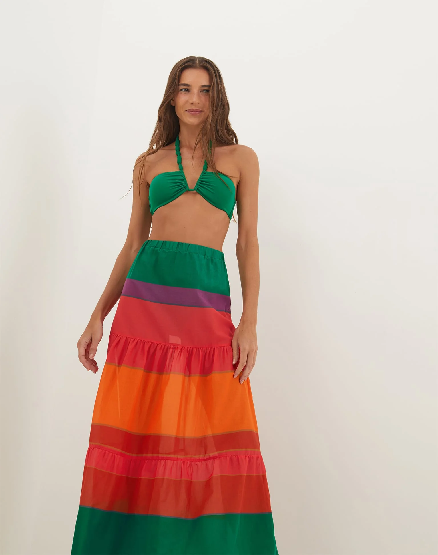 Helen Long Skirt (Final Sale) - Heatwave - Image 4