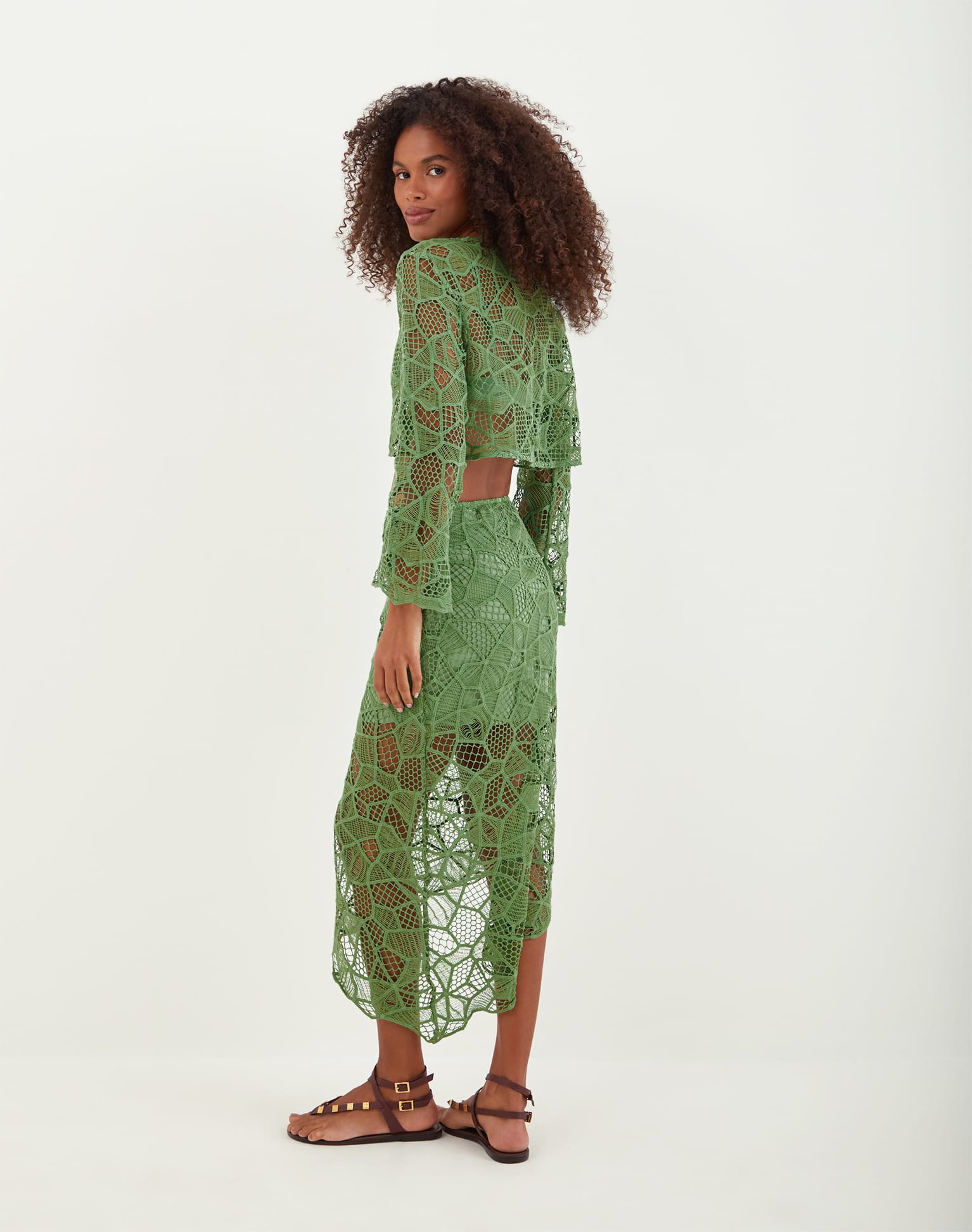 Hollie Blouse (Final Sale) - Aloe - Image 4