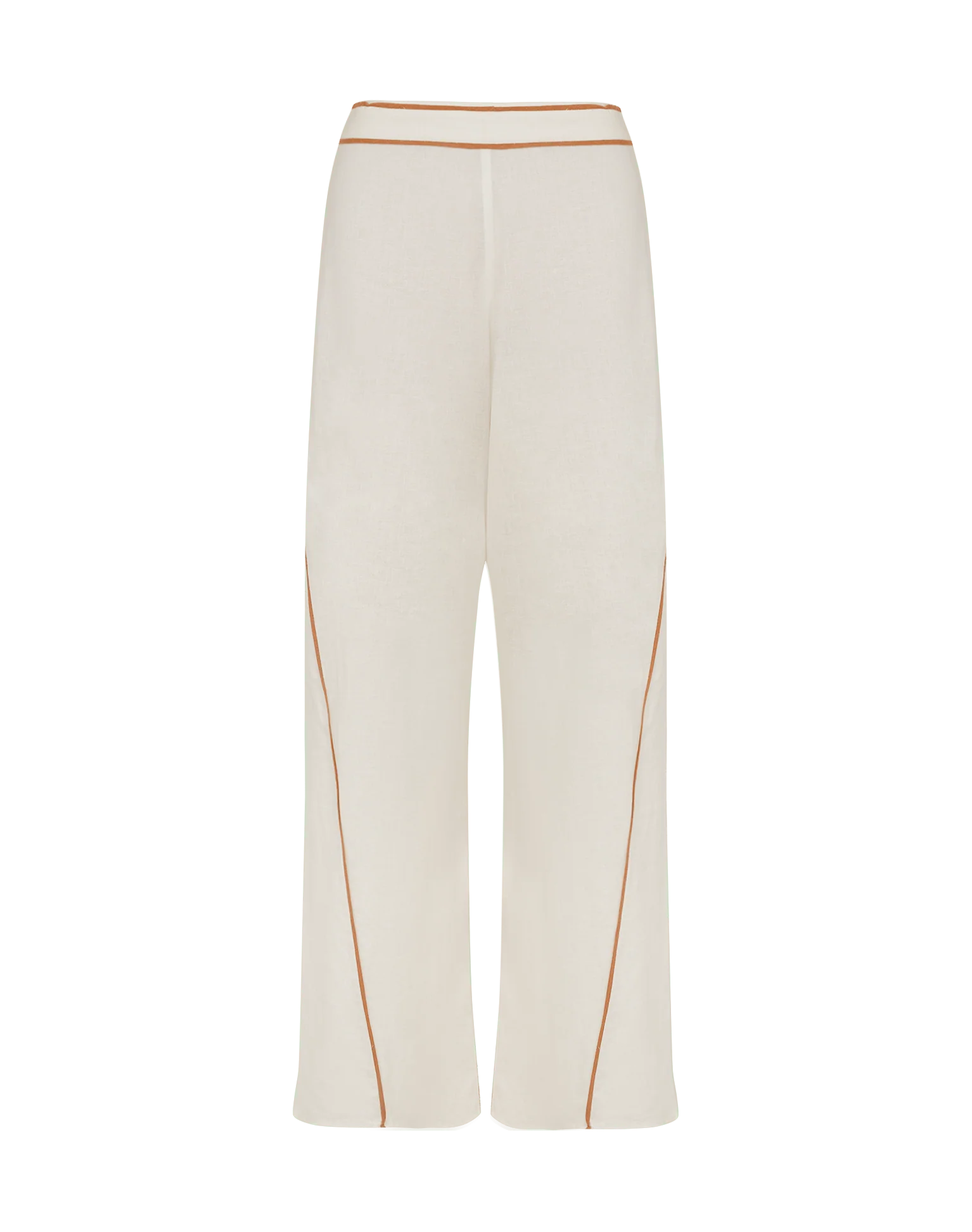 Iva Wide Leg Pants - Off White - Image 6