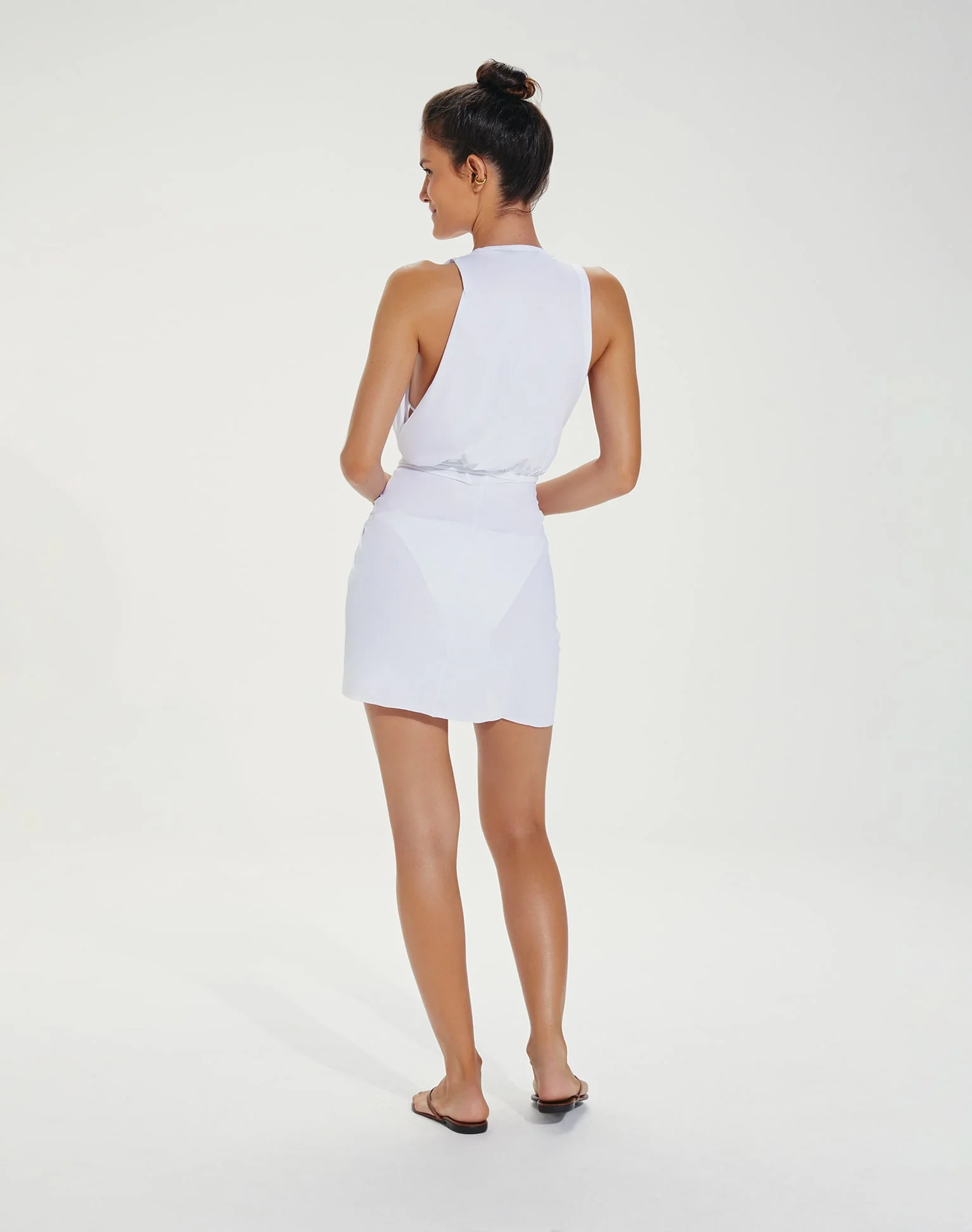 Karina Mini Cover Up - White - Image 5
