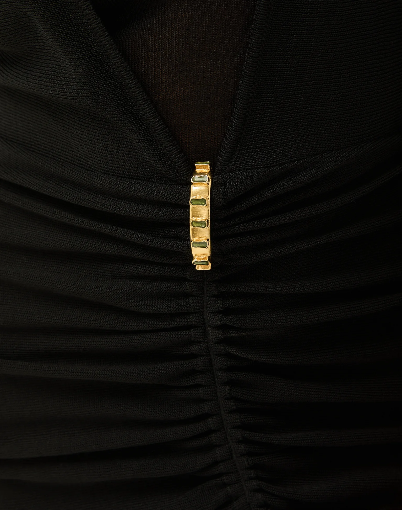 Knit Eria Midi Dress - Black - Image 4