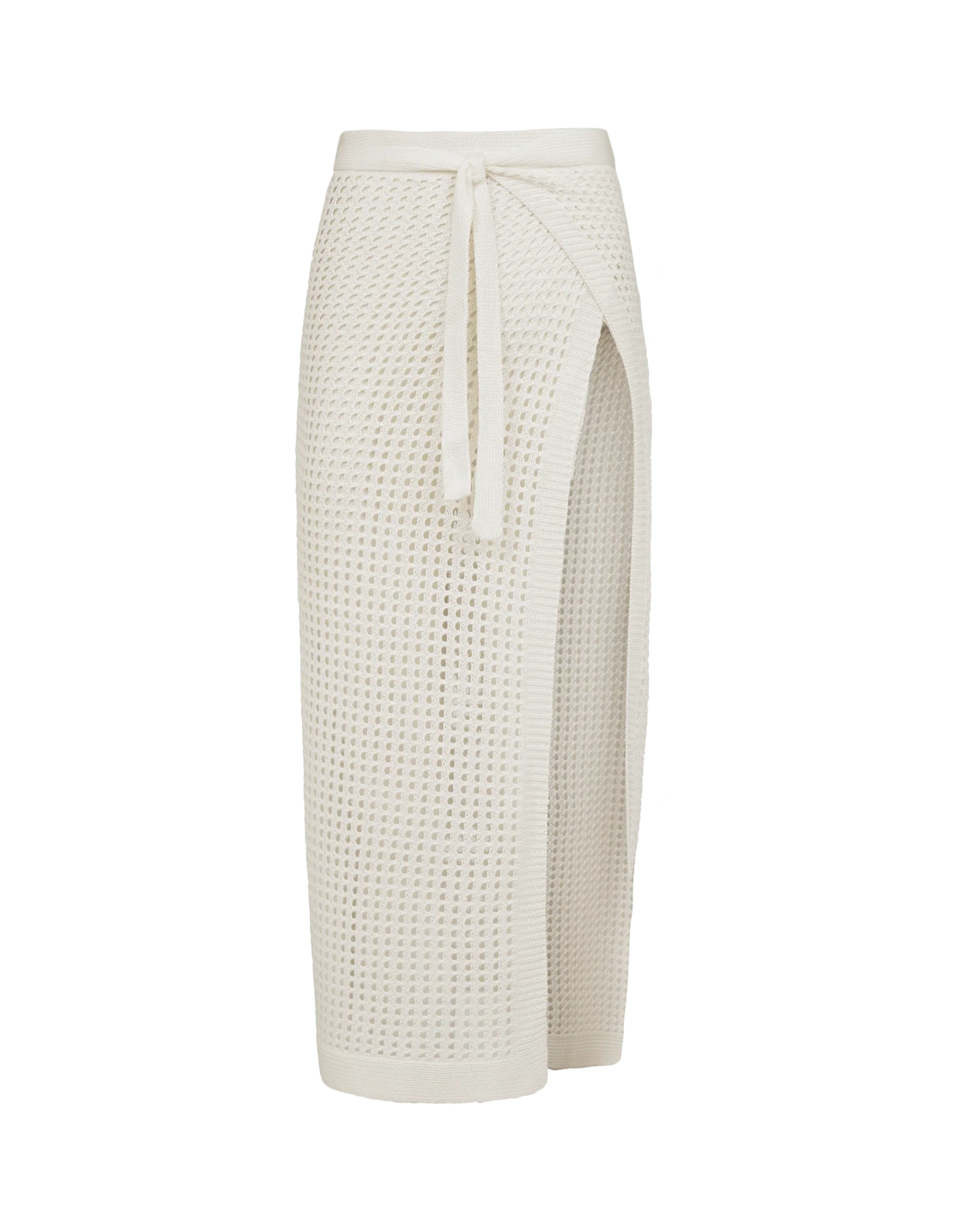 Knit Rena Midi Pareo - Off White - Image 5