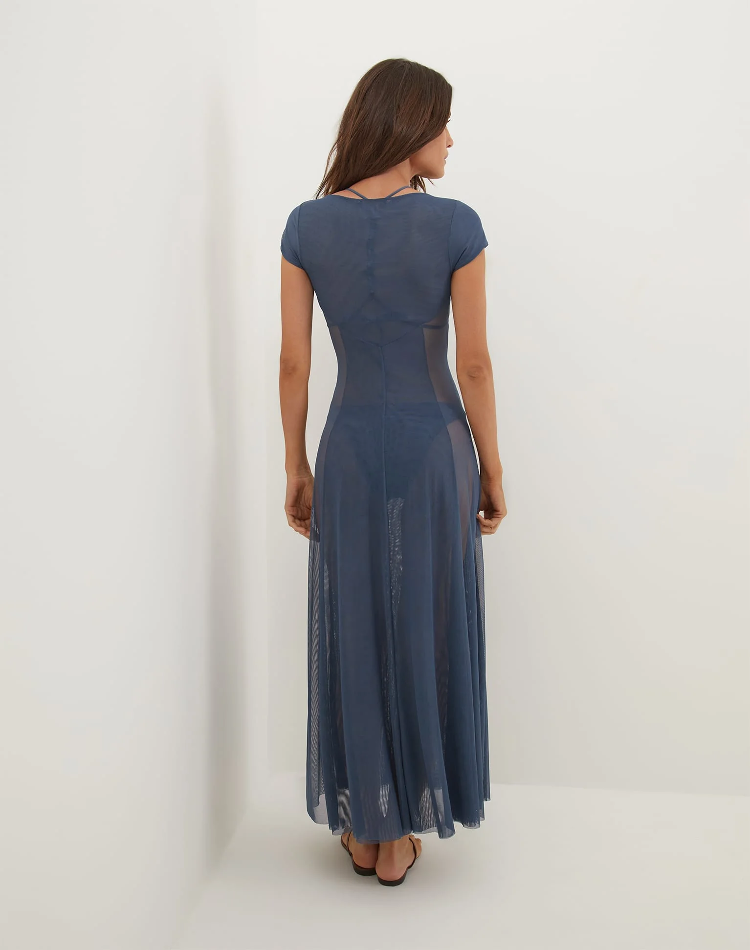 Lais Long Cover Up Dress (Exchange Only) - Bayside - Image 3