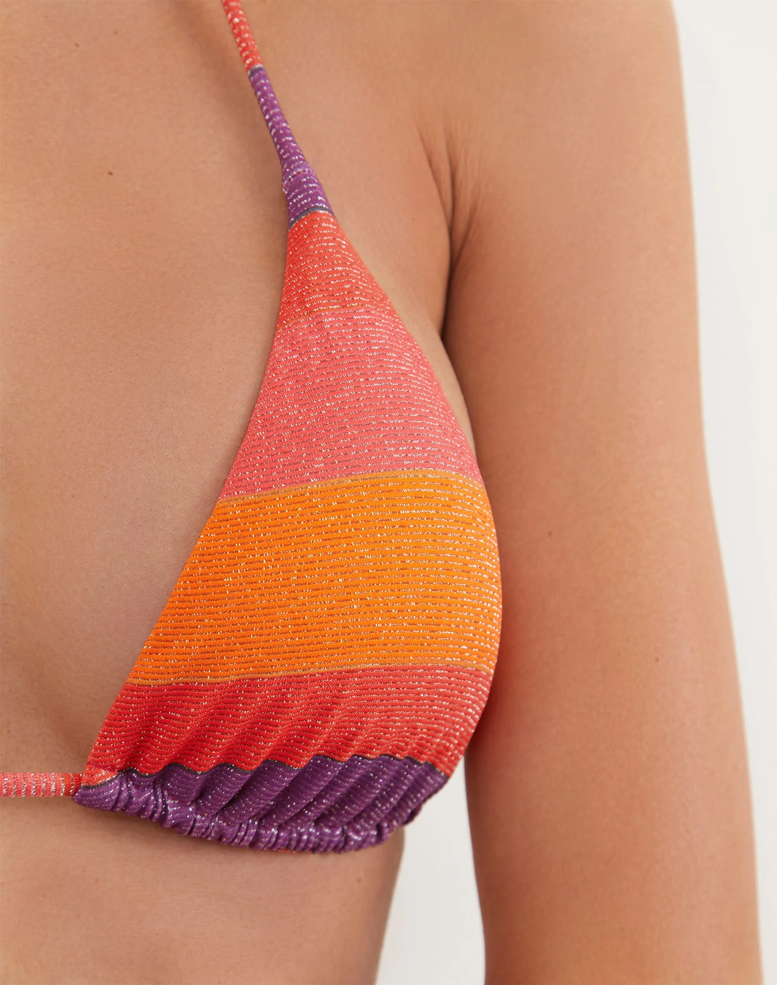 Lurex Tri Top (Final Sale) - Heatwave - Image 6