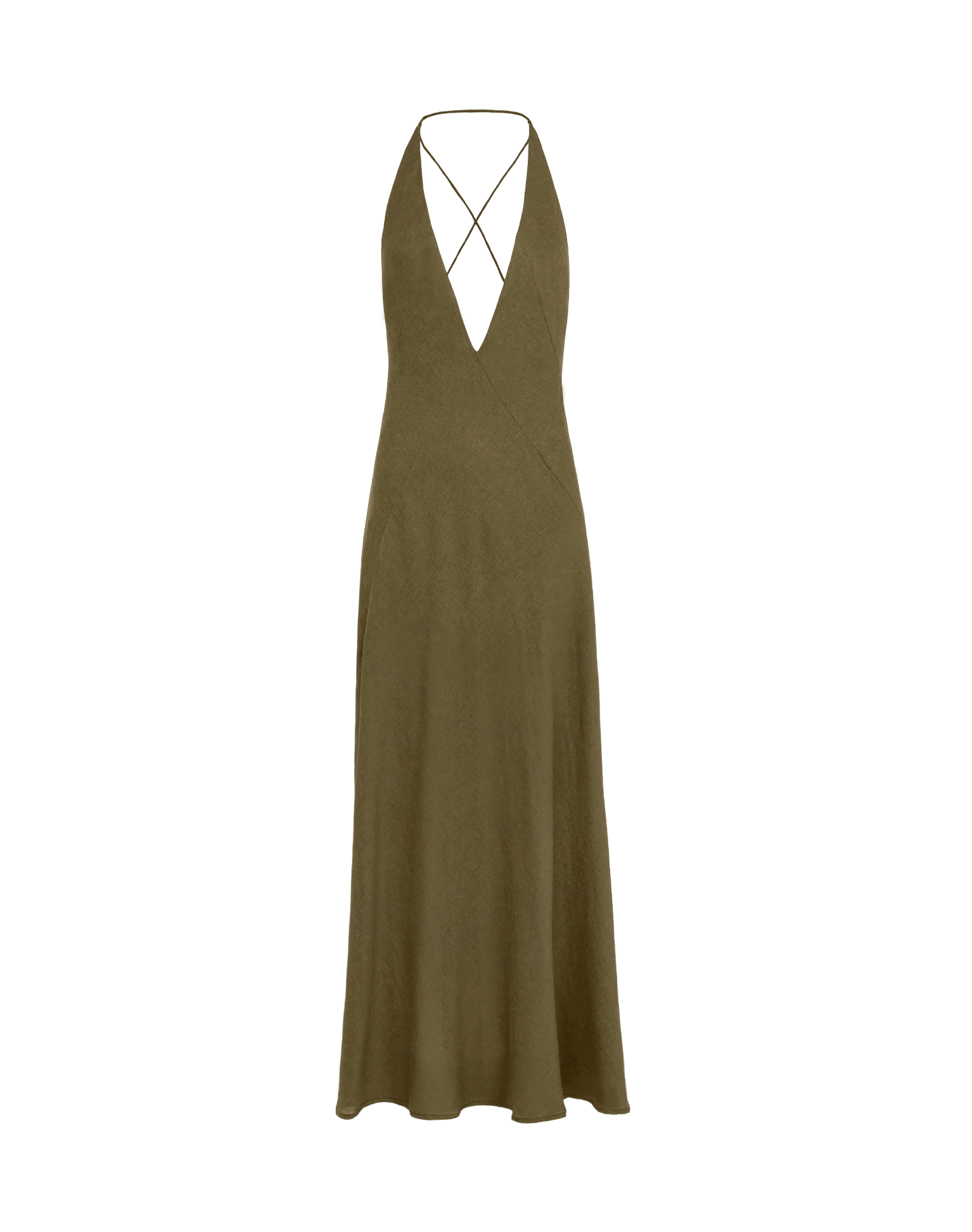Marbella Long Dress - Evergreen - Image 9