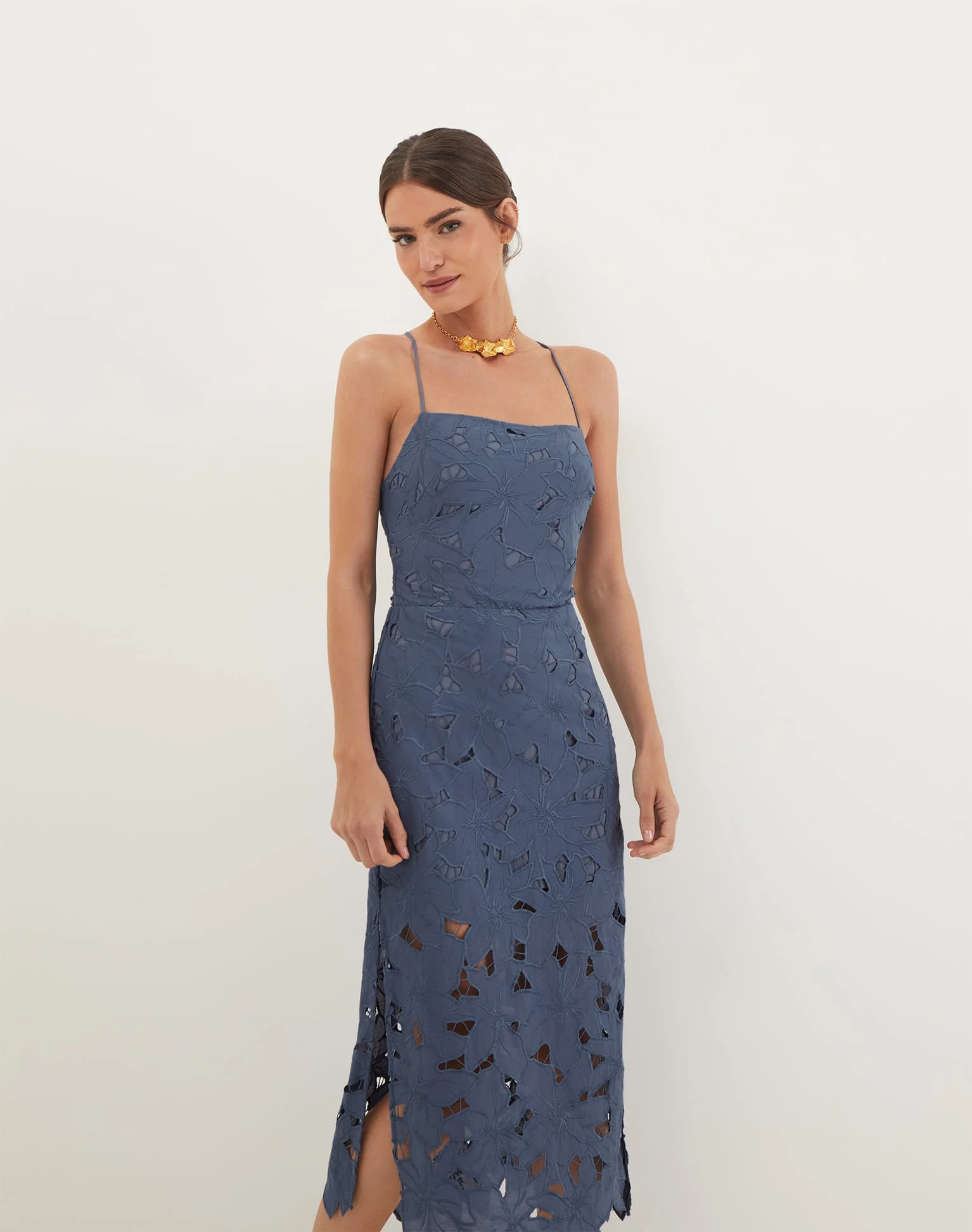 Mei Midi Dress (Exchange Only) - Bayside - Image 4