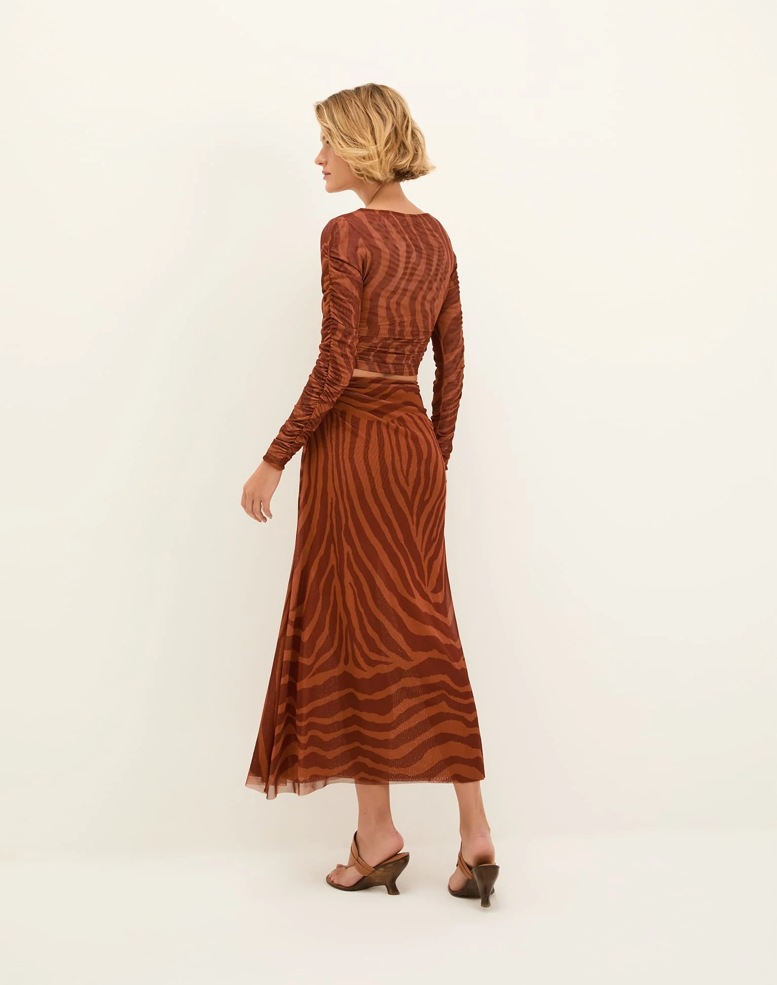 Mira Long Sleeve Top - Sundown - Image 3