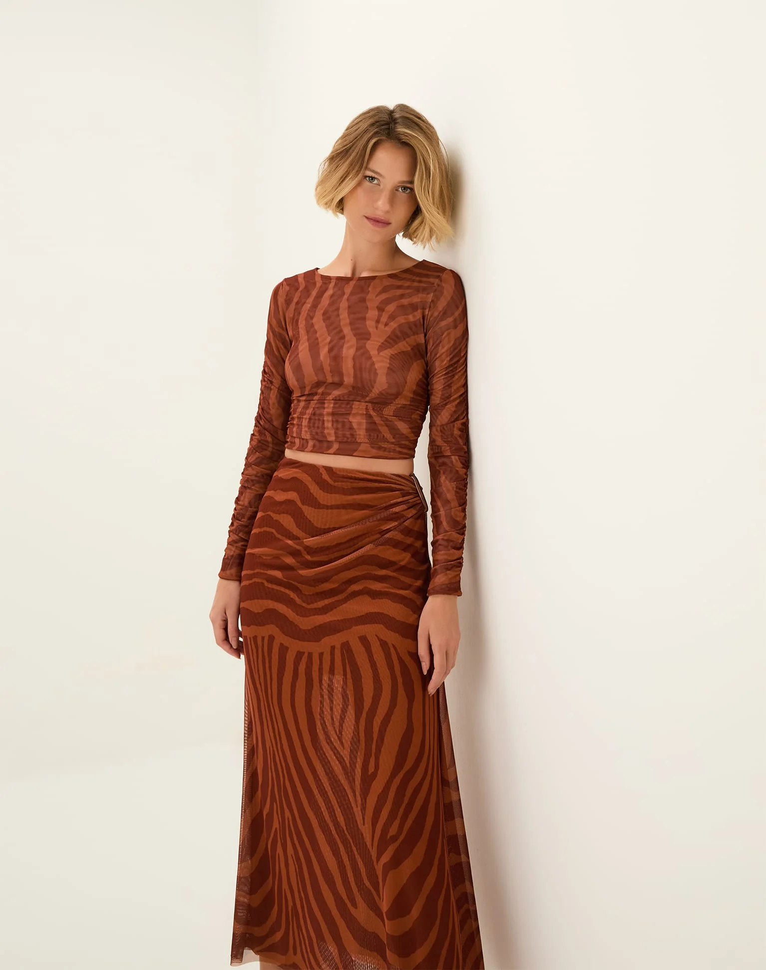 Mira Long Sleeve Top - Sundown - Image 5