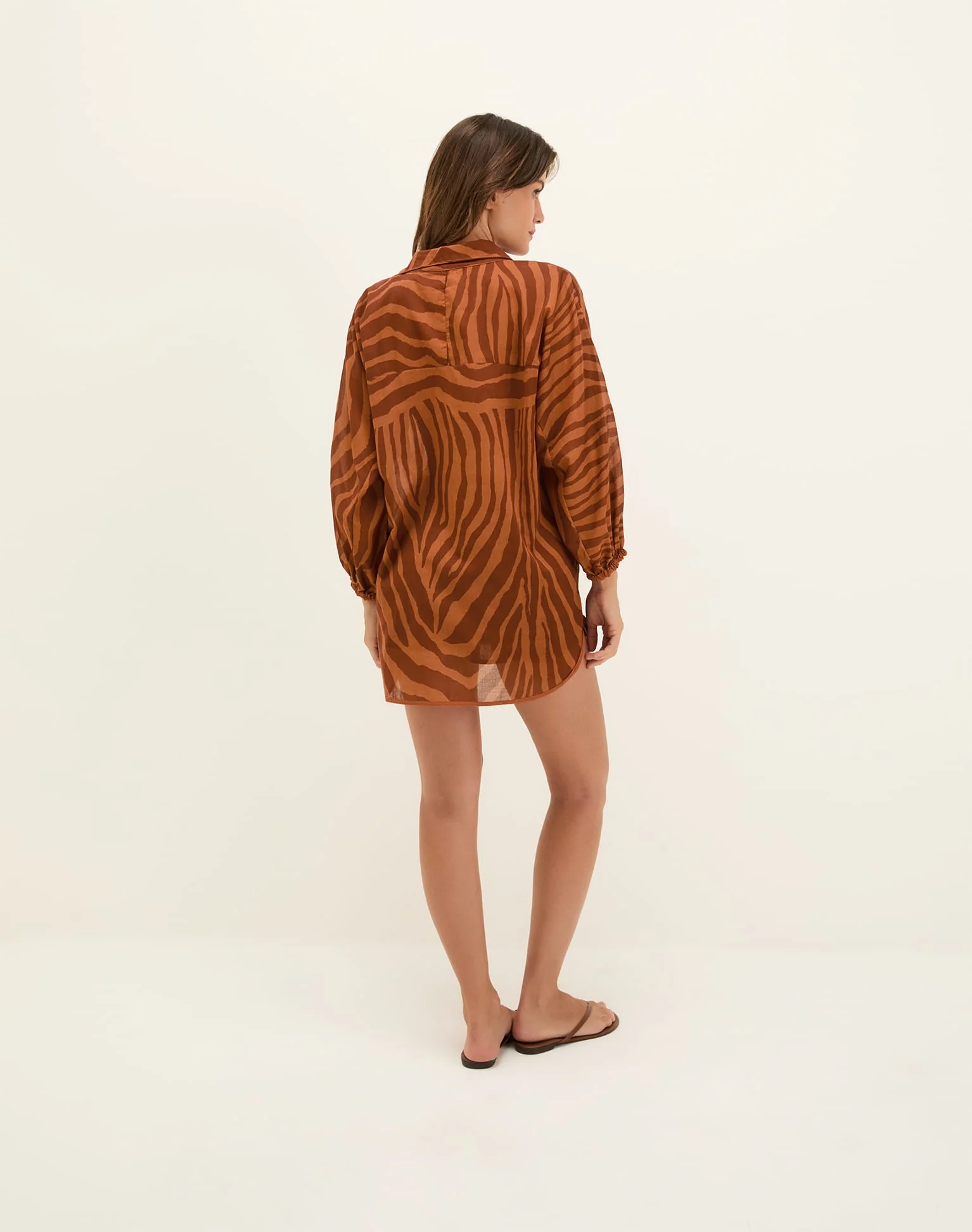 Mori Long Sleeve Blouse - Sundown - Image 3