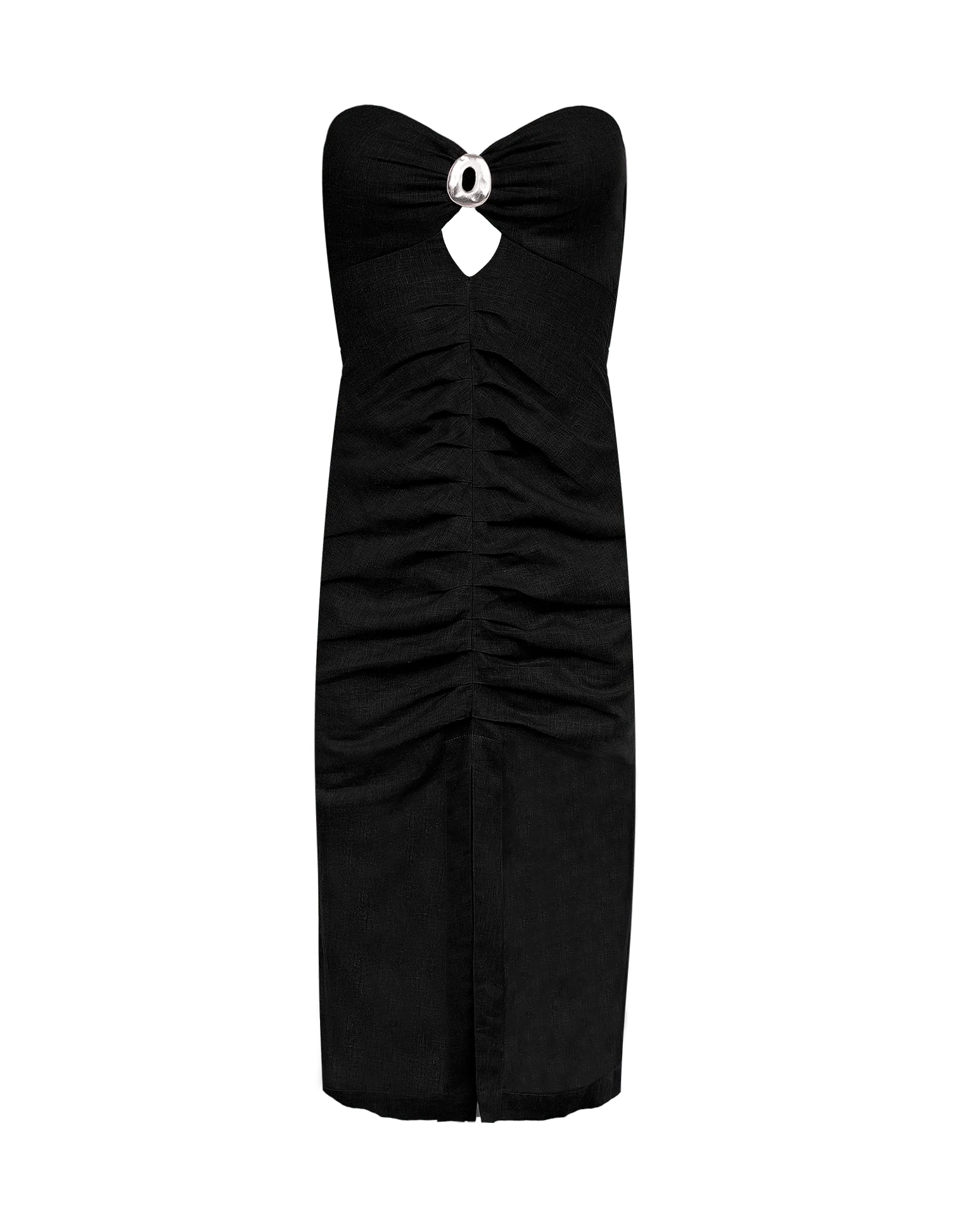 Naori Midi Dress (Exchange Only) - Black - Image 5