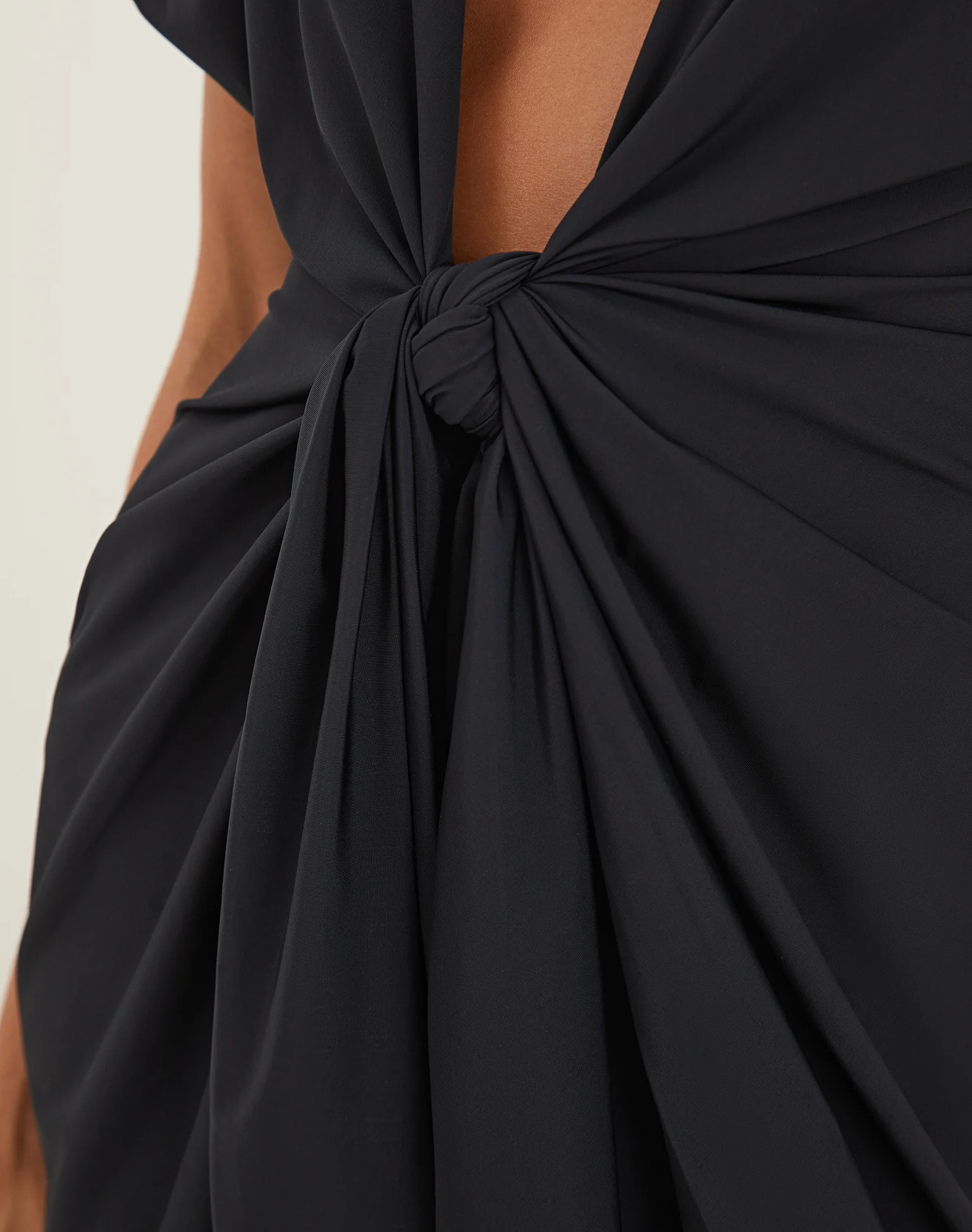 Sasha Short Cover Up - Black - Image 3