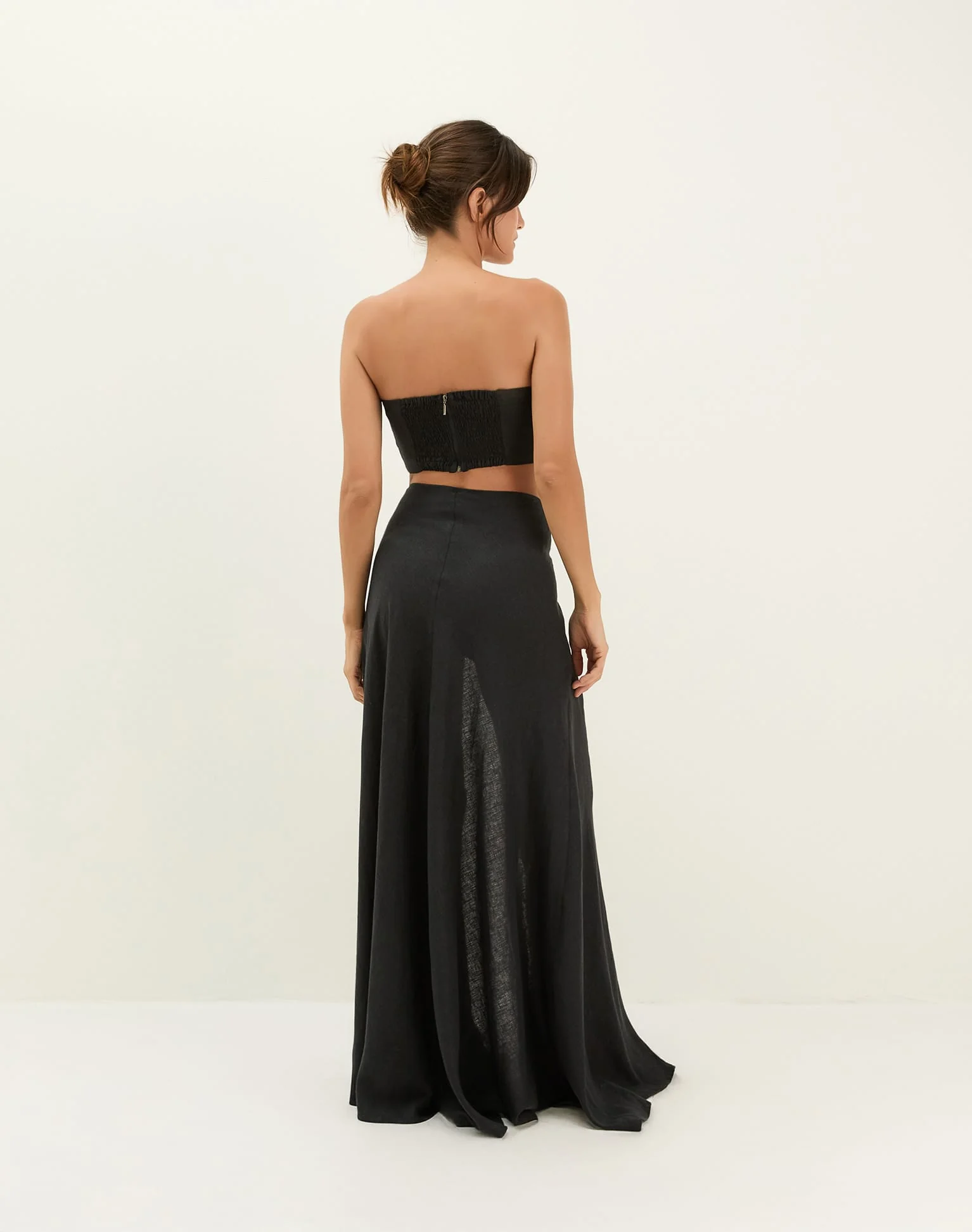 Sirene Long Skirt - Black - Image 3