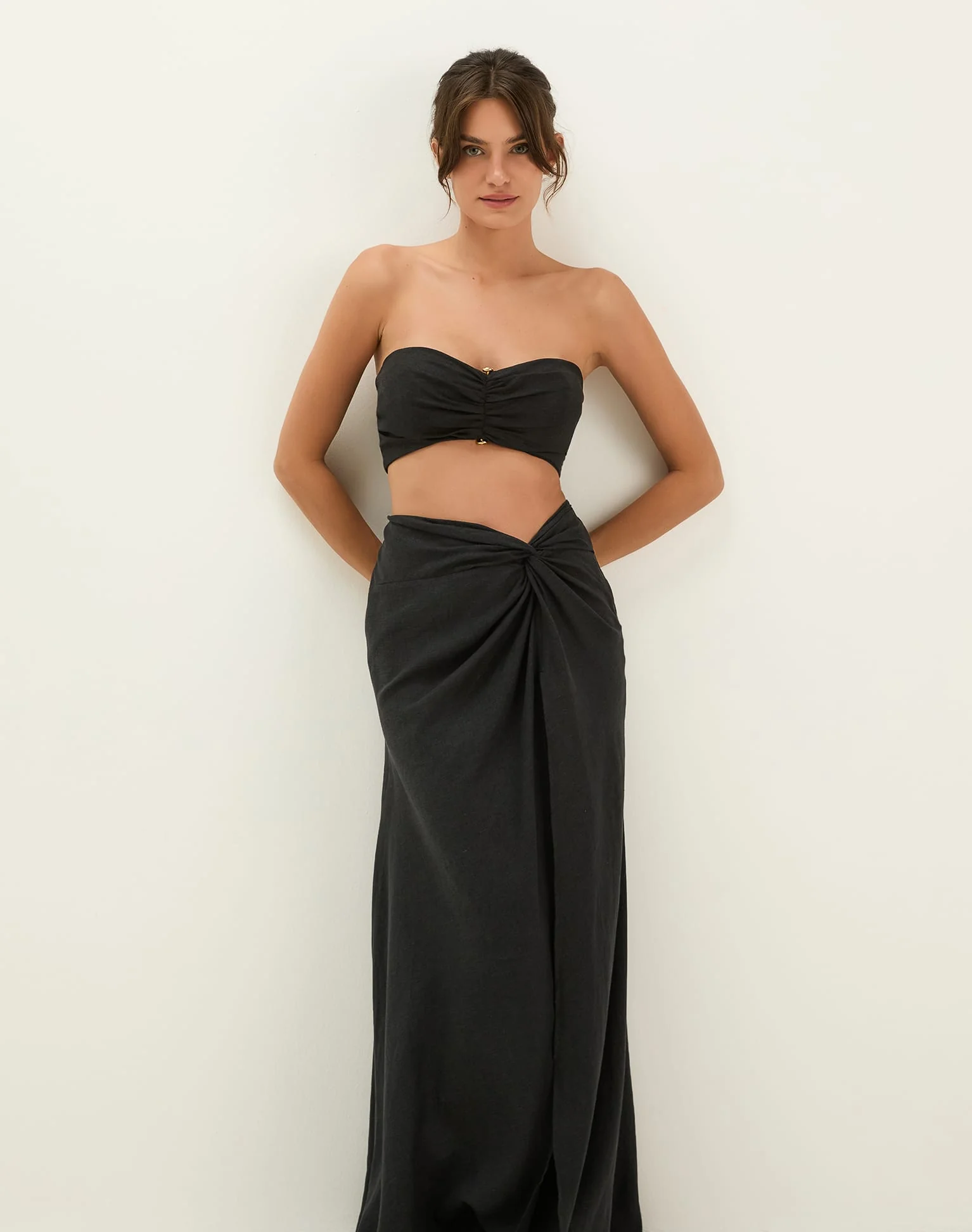Sirene Long Skirt - Black - Image 5