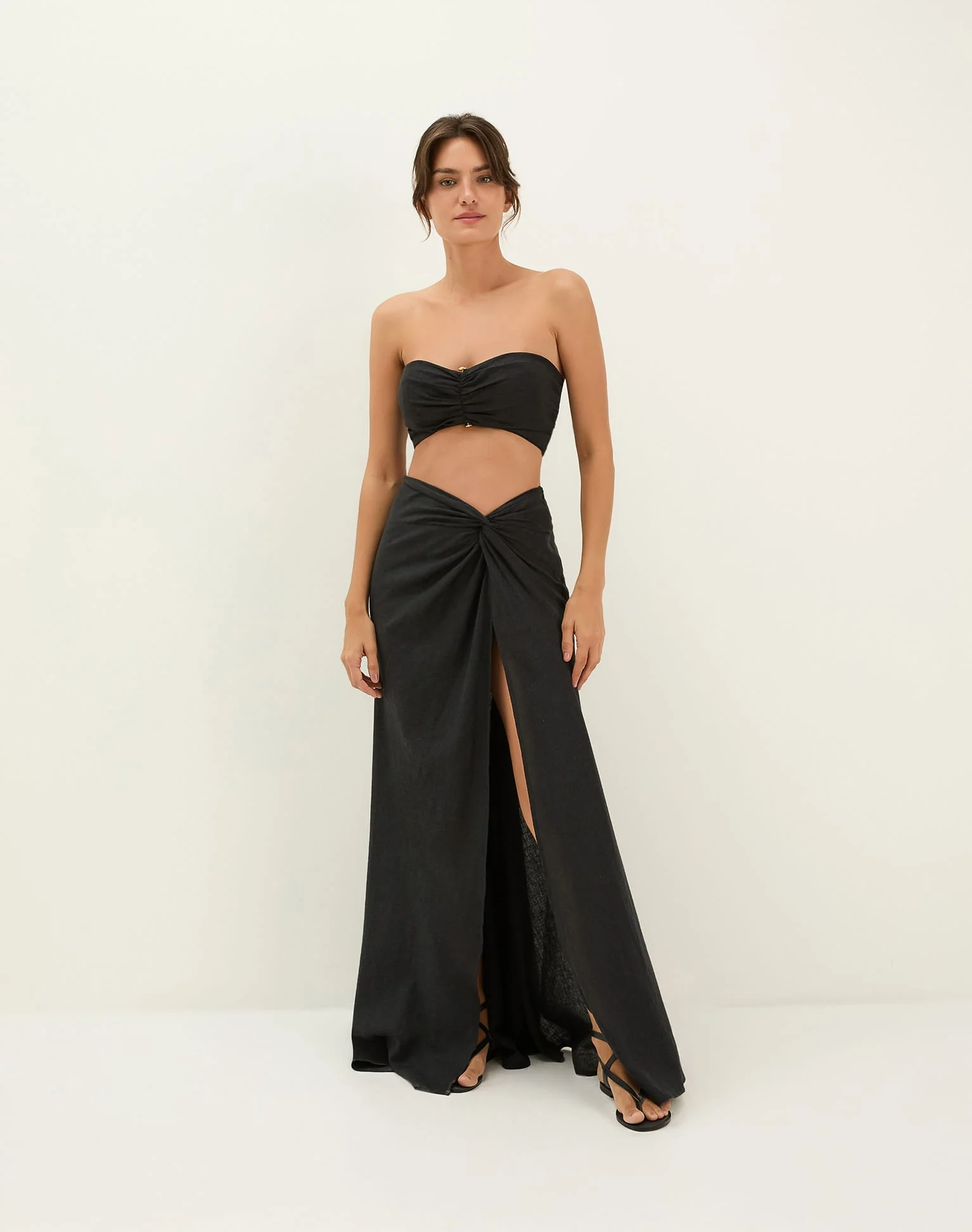 Sirene Long Skirt - Black - Image 7