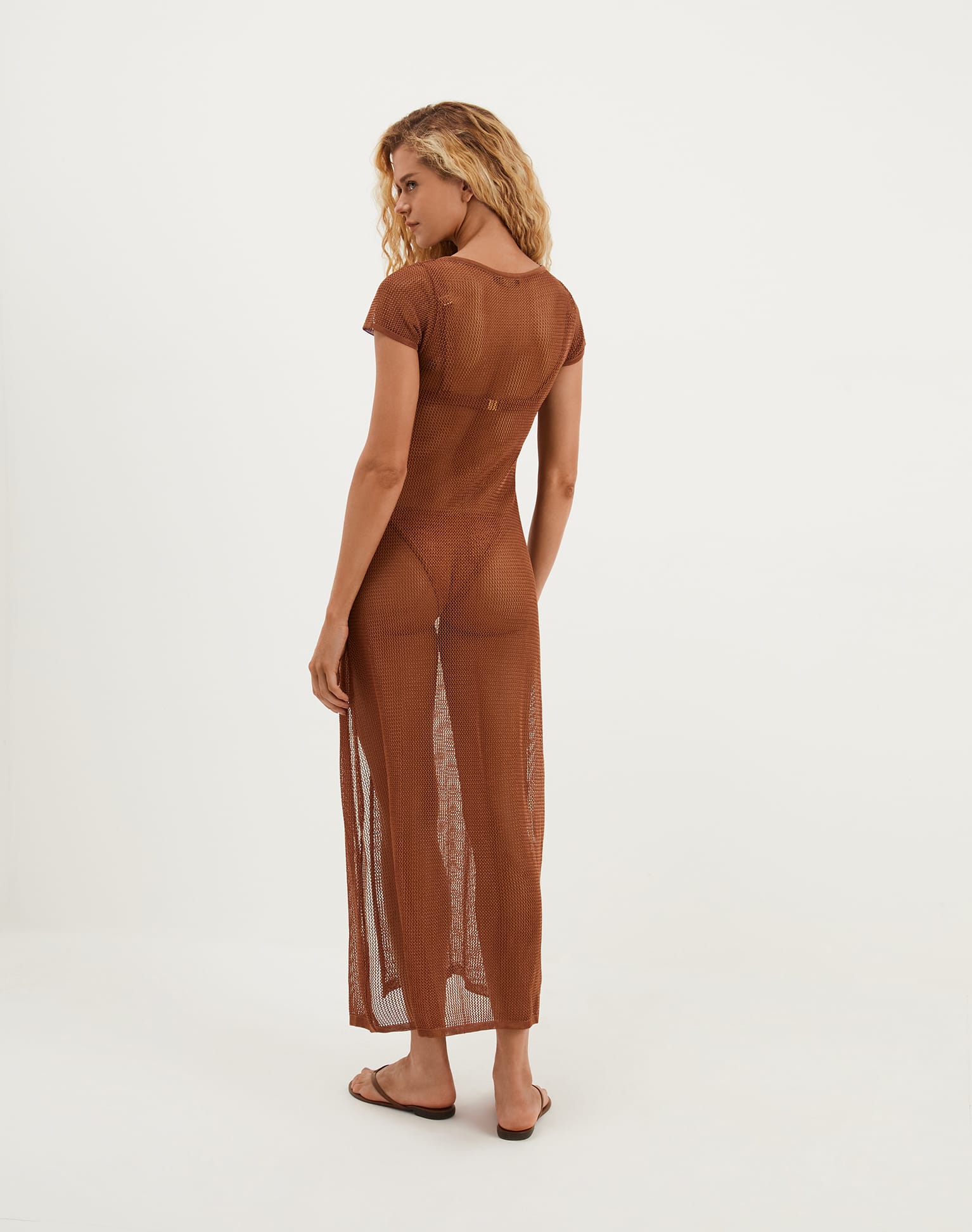 Knit Sylvie Long Cover Up - Éclair - Image 3