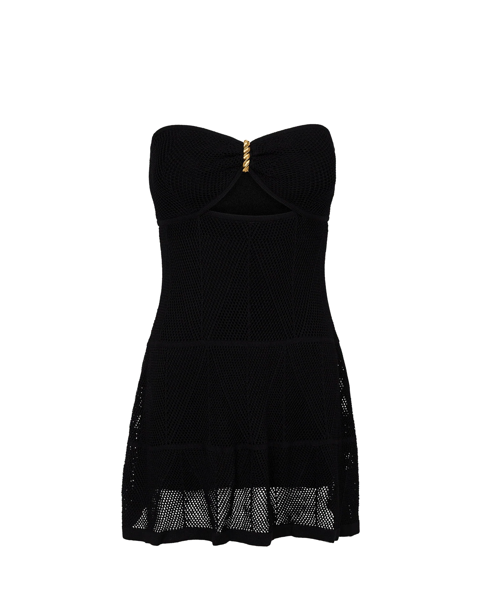 Knit Silvie Short Dress - Black - Image 7