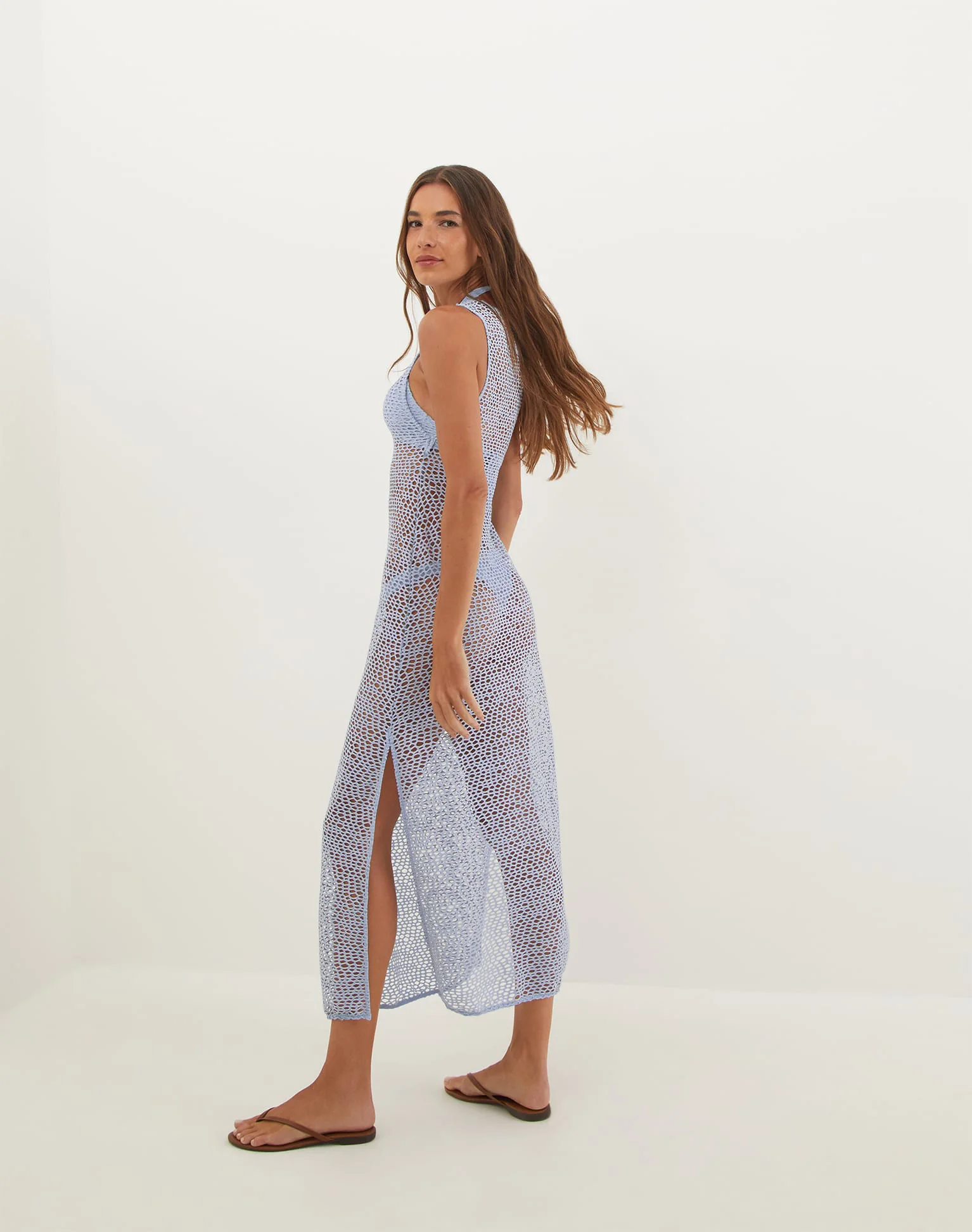 Twist Long Cover Up (Final Sale) - Serenade - Image 3