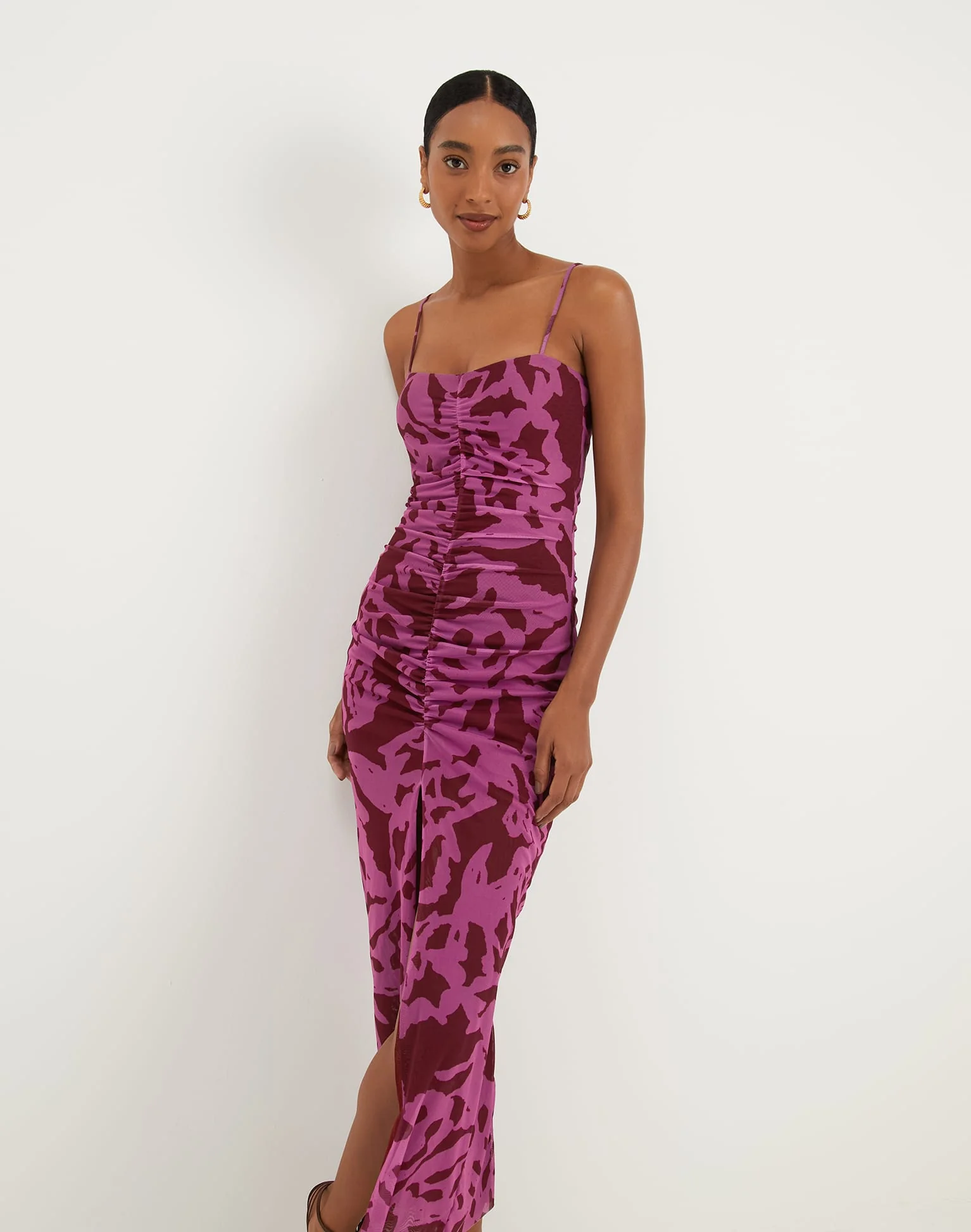 Tyla Midi Dress - Oceana Ponche - Image 4