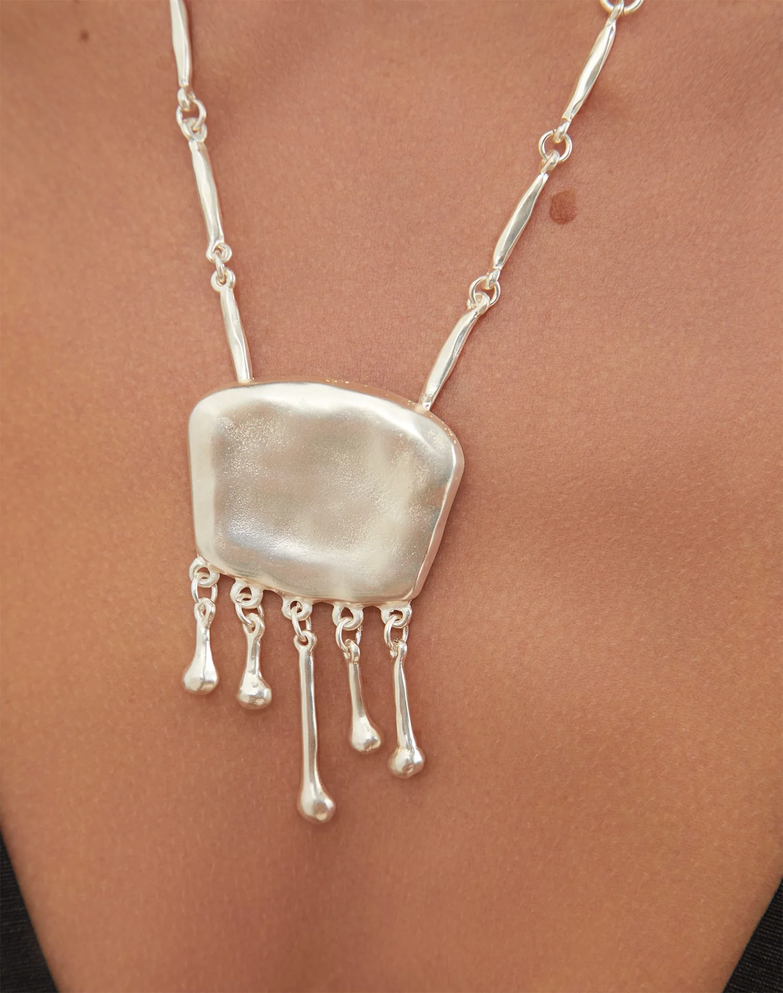 Zaya Collar (Final Sale) - Silver - Image 4