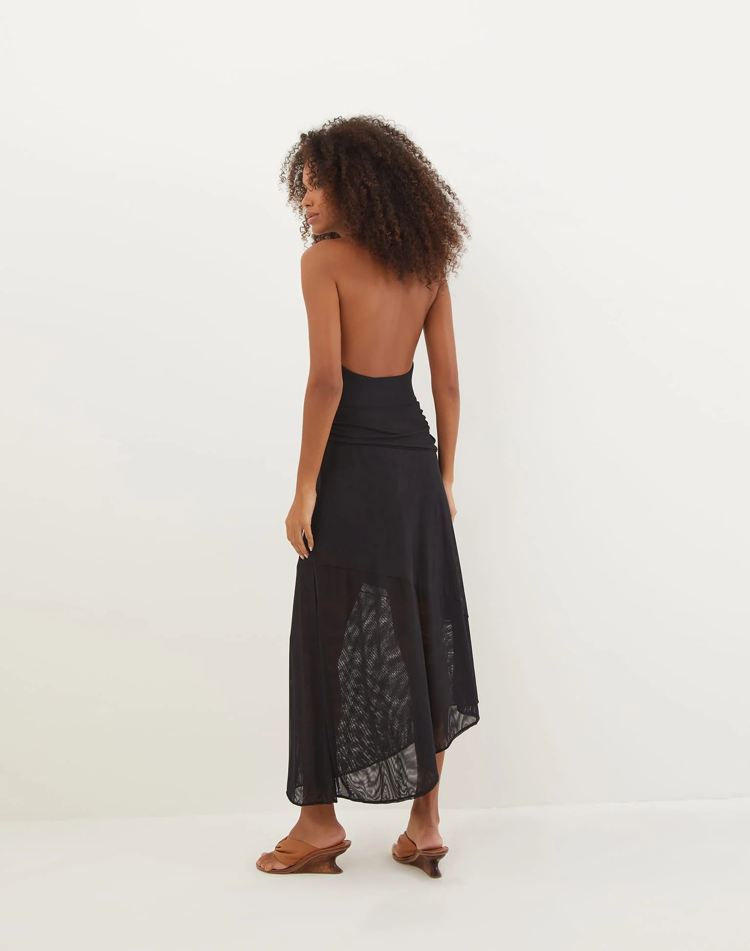 Zita Midi Dress (Exchange Only) - Black - Image 3